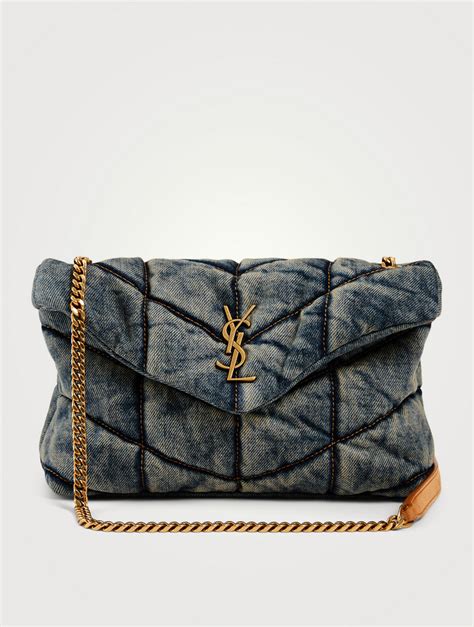 ysl cy-jzysl denim loulou bag|Loulou Handbags Collection for Women .